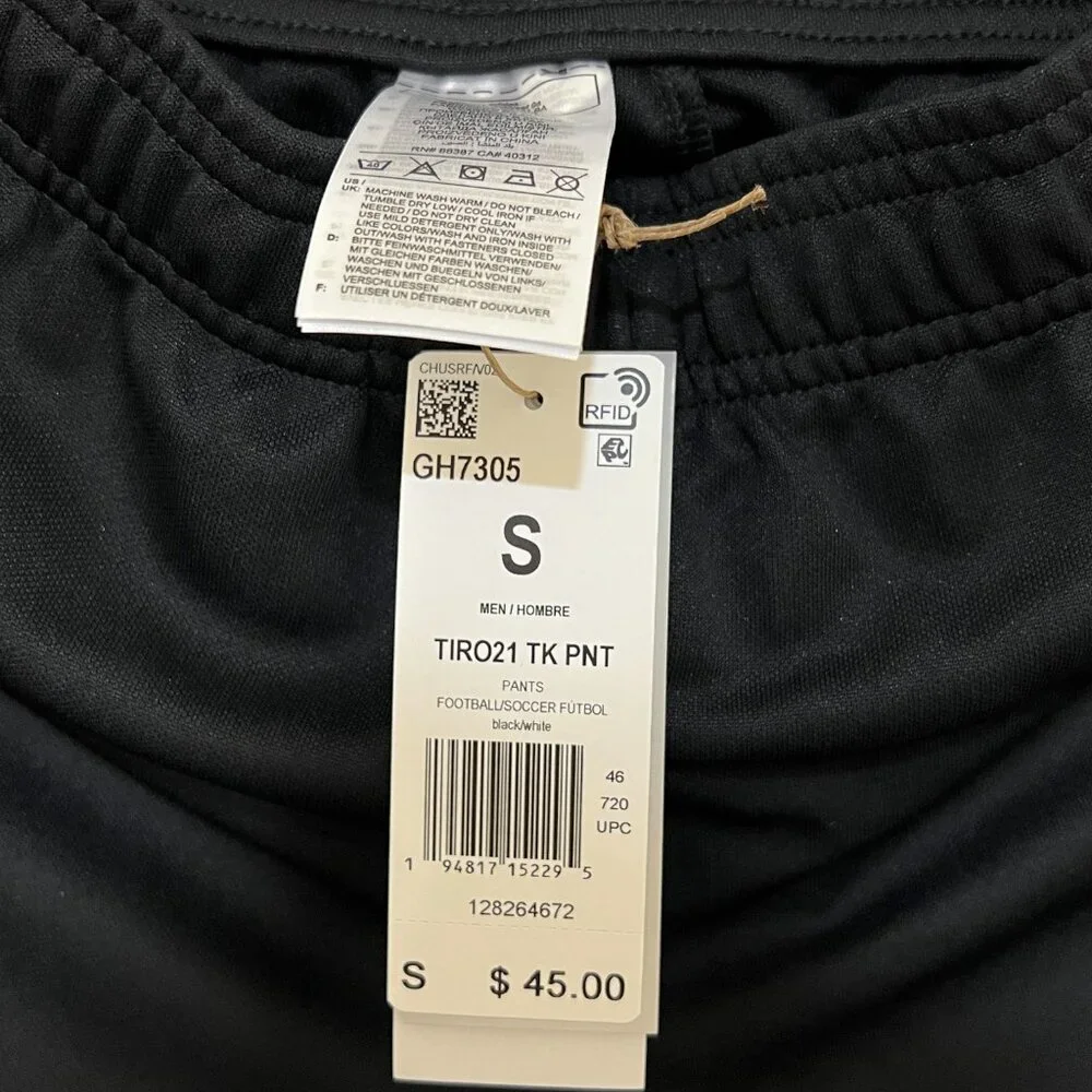 Adidas Men's Track Pant, Size S, Black, GH7305 - Picture 7 of 7